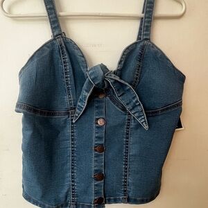 Denim Blue Women's Top